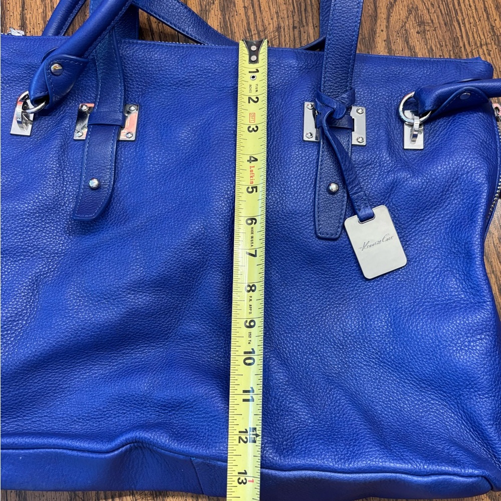 NWT Kenneth Cole Blue Leather Women's Bag - Picture 13 of 13